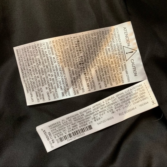 Zara Faux Leather Jacket NWOT - Picture 11 of 13